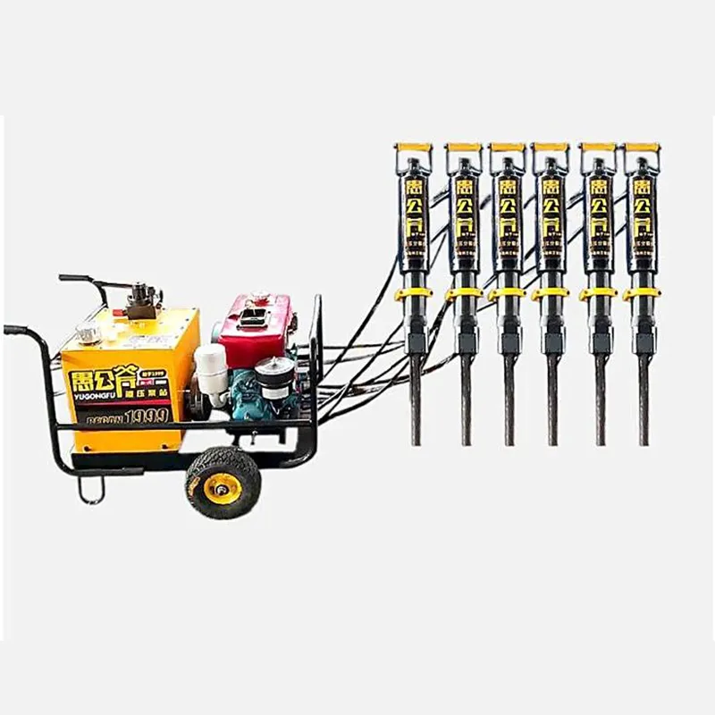 Mining hydraulic rock splitter